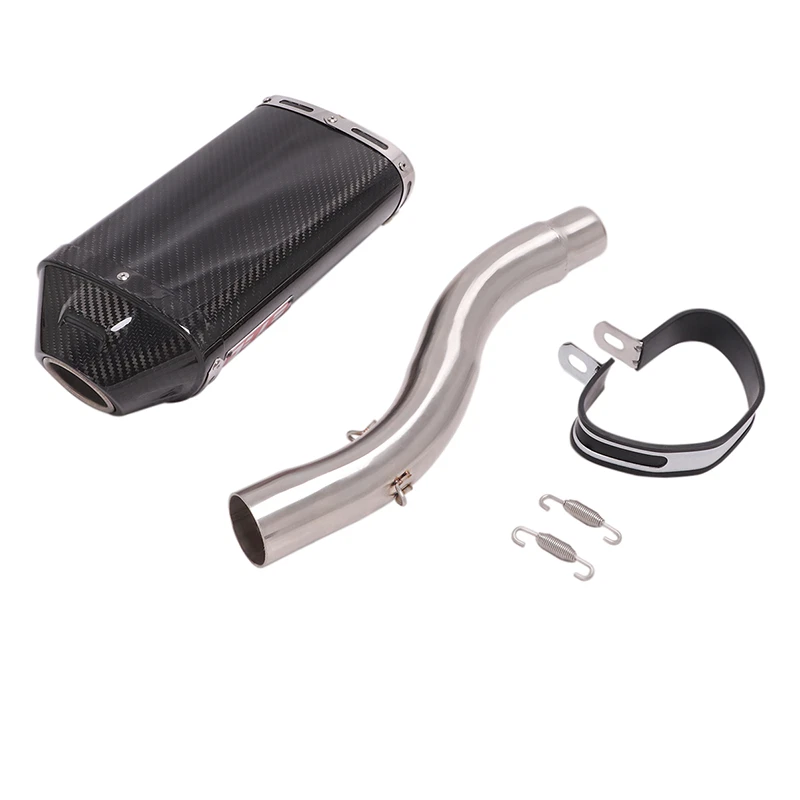 Punta silenciadora de fibra de carbono tubo de escape deslizable para Triumph Daytona 675R 2006-2012 Foto 4 de 4