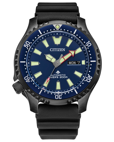 New Citizen Fugu Promaster Dive Automatic Scuba Men's Watch Blue Dial NY0158-09L