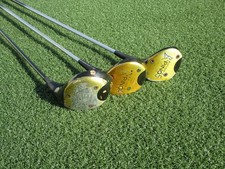 PING 3, 4  5 Fairway Woods Reg Flex Graph Shafts wo/HC RH Set of Three GOOD  