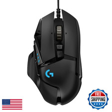 Logitech G502 HERO Wired Gaming Mouse 25K DPI RGB Adjustable Weights 11-Button R