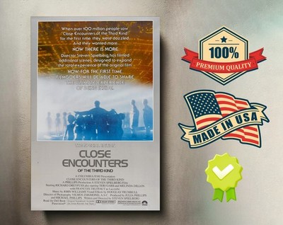 Close Encounters of the Third Kind (1977) 8x12 Metal Movie Poster   