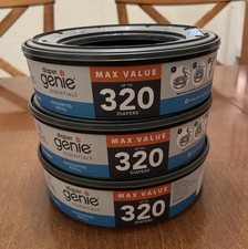 Diaper Genie Essentials Refills Unscented 320 Lot of 3 Brand New