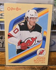 Jesper Boqvist 2023-24 O-Pee-Chee Retro Parallel #222 New Jersey Devils