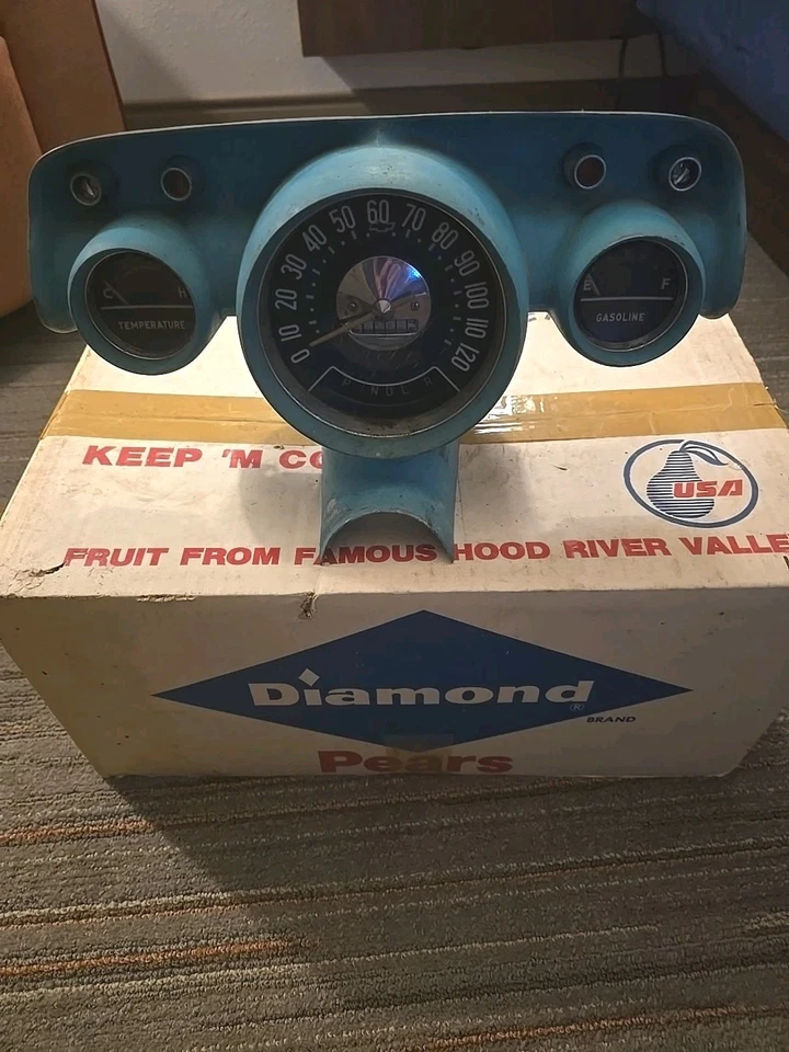 1957 Chevy Bel Air 150 210 спидометр указатель кластер автоматический OEM GM - Изображение 2 из 4