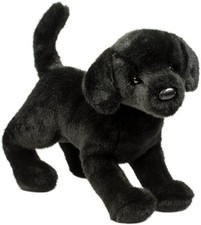 Douglas Cuddle Toys Chester Black Labrador Plush Stuffed Animal Dog 16" Gift New