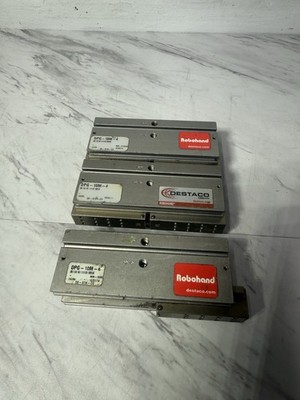 Destaco Robohand DPG-10M-4 Lot Of 3 2-Jaw Modular Parallel Gripper