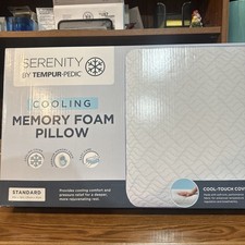 SERENITY TEMPUR-PEDIC Cooling Memory Foam Pillow Standard Adaptive Support