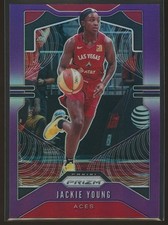 Jackie Young 2020 Panini Prizm WNBA Purple Prizm /125 #76