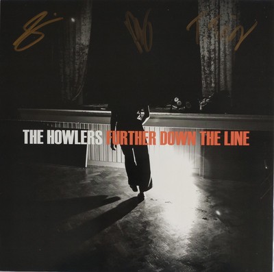 The Howlers SIGNED Further Down The Line Limited Transparent Vinyl Record. New