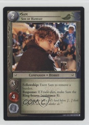 2001 The Lord of Rings TCG: Fellowship Ring Samwise Gamgee Sam Son ...