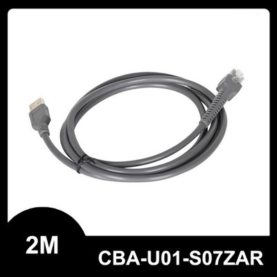 2M Symbol Barcode Scanner Cable LS1203 LS2208 LS4008I LS4208 CBA-U01-S07ZAR Lot