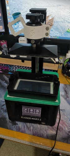 Used Mars 2 Resin Printer By Elegoo, Green With 3D Printed Upgrades - Zdjęcie 4 z 14
