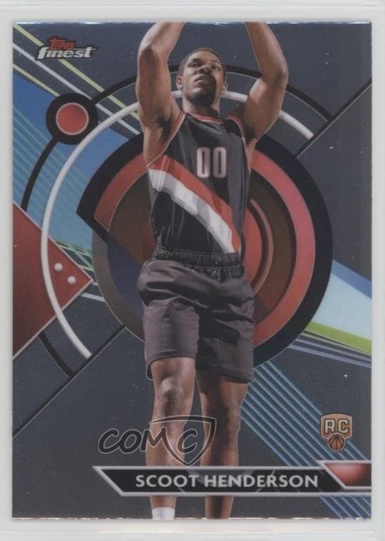 2023-24 Topps Finest Common Scoot Henderson #77 1i3m