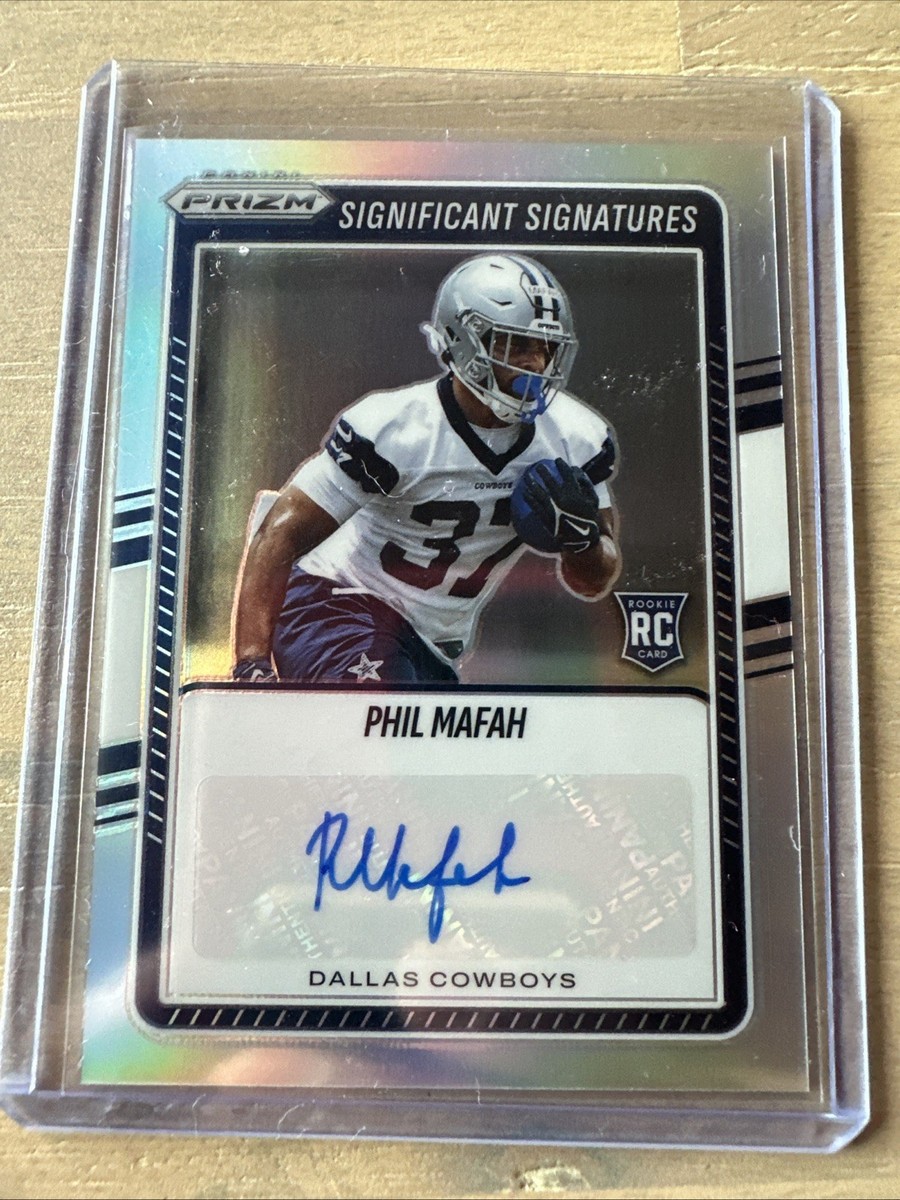✓2025 Panini Prizm Significant Signatures Phil Mafah Rookie Auto