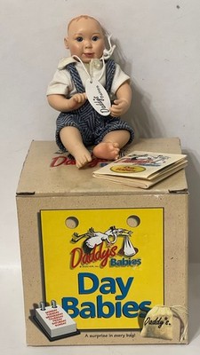 Vintage Daddy's Day Babies ZACK Doll 2000 KVK Karen Germany Box Tag Very Good
