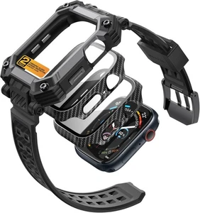 i-Blason For Apple Watch Series 10 46mm Case Band Shockproof Wristwatch Band