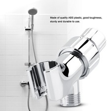 Chrome Plating 3-Way Shower Diverter Shower Arm Mounted Bracket Bathroom