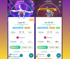 Shiny Dynamax Ho-oh Lugia - Level 40 - 3 Moves unlocked - Trade - Pok mon Go