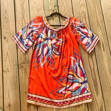 Vestido Floral Tropical Flying Tomato Free Market - Mujer L - Manga 3/4 Boho