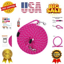 Long Dog Leash for Training 10FT/16FT/20FT/30FT/50FT/100FT, Reflective Tie Ou...