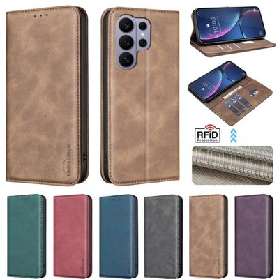 Magnetic Leather Wallet Phone Case For Samsung A17 A57 A06 A16 A55 A54 A56 A36