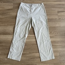 Tommy Hilfiger Straight Leg Chino Pants Beige Tan Khaki Women  s 16