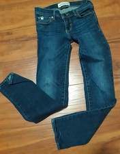 Girls Abercrombie Denim Cute Stretch Jeans Size 12 Slim