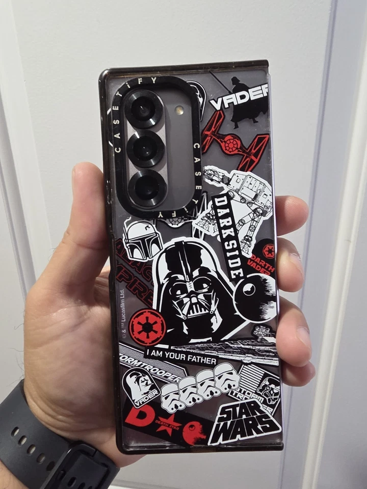 Casetify Samsung Galaxy Z Fold 6 Star Wars Darth Vader Empire Collab Phone Case - Image 3 of 3