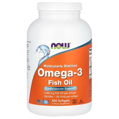NOW Foods Omega-3 1000mg 500 softgels