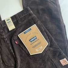 Levis 568 Loose Fit Corduroy Carpenter Pants Mens 31x32 Utility Work Skater Y2K