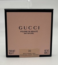 Gucci Poudre De Beaute Mat Naturel 09 Beauty Face Powder Setting .35 Refil READ