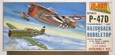 172 Jo-han 102 P-47d Thunderbolt Razorback Or Bubbletop
