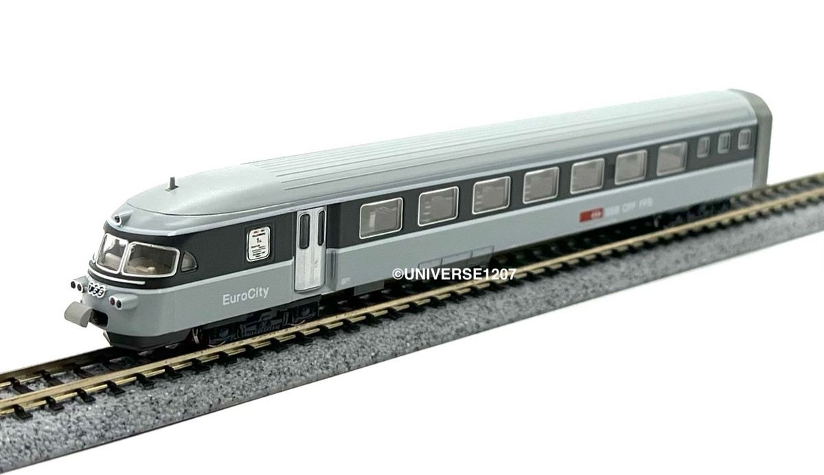 【未使用】KATO SBB CFF FFS RABe EuroCity Nゲージ N Scale Kato/Lemke K11401 SBB CFF FFS RABe II TEE Eurocity