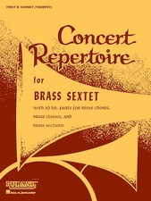 Concert Repertoire for Brass Sextet 2nd B-flat Cornet/Trumpet