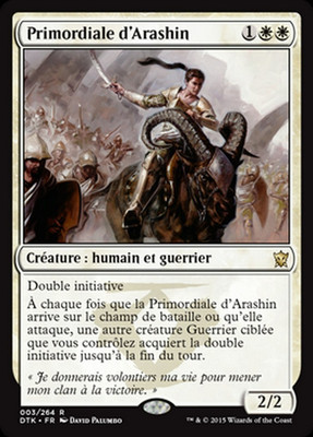 mtg magic Arashin Foremost dragons of tarkir FRENCH vf fr Primordiale d'Arashin