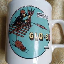 VTG military coffee mug Fairchild Electronics GLQ-3B