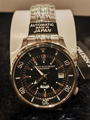 [Unused] ORIENT Revival King Diver RN-AA0D01B Black Dial 200M Automatic Watch