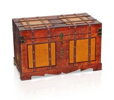 Brynnberg Holztruhe Luigi Schatzkiste Schatztruhe Piratentruhe Truhe Box #