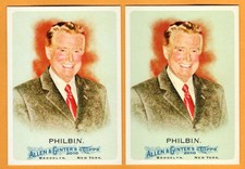 Regis Philbin lot of 2 - 2010 A & G Baseball - UNLIMITED SHIPPING FOR $4.00