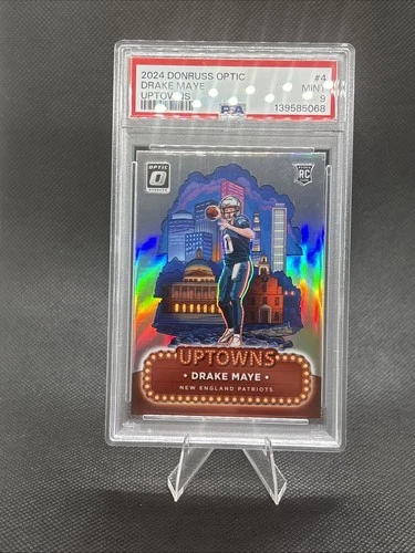 2024 Panini Donruss Optic Uptowns Drake Maye #4 (RC) Psa 9!