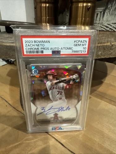 Zach Neto 2023 Bowman Chrome Zach Neto Auto