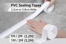 Bath Kitchen Caulk Tape Sealant Strip PVC Self Adhesive Toilet Wall Sealing Tape