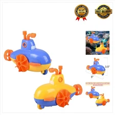 Wind Up Submarine Toys for Kids, Set of 2, Water Swimming Toy Submarines, Fun...