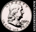1960 Franklin Half Dollar- Silver Choice Gem Proof Luster No Reserve #i5676