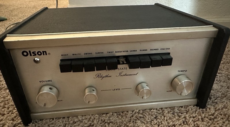 Olson X-81 Solid State Rhythm Instrument Vintage Electronic Drum Machine