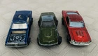 3-Vintage HOT WHEELS *REDLINE* Cars:  1968 Cougar, 1968 Corvette, 1967 Mustang