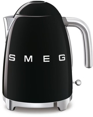 Smeg KLF03BLEU 50's Style Wasserkocher, 2400 W, 1,7 l, schwarz