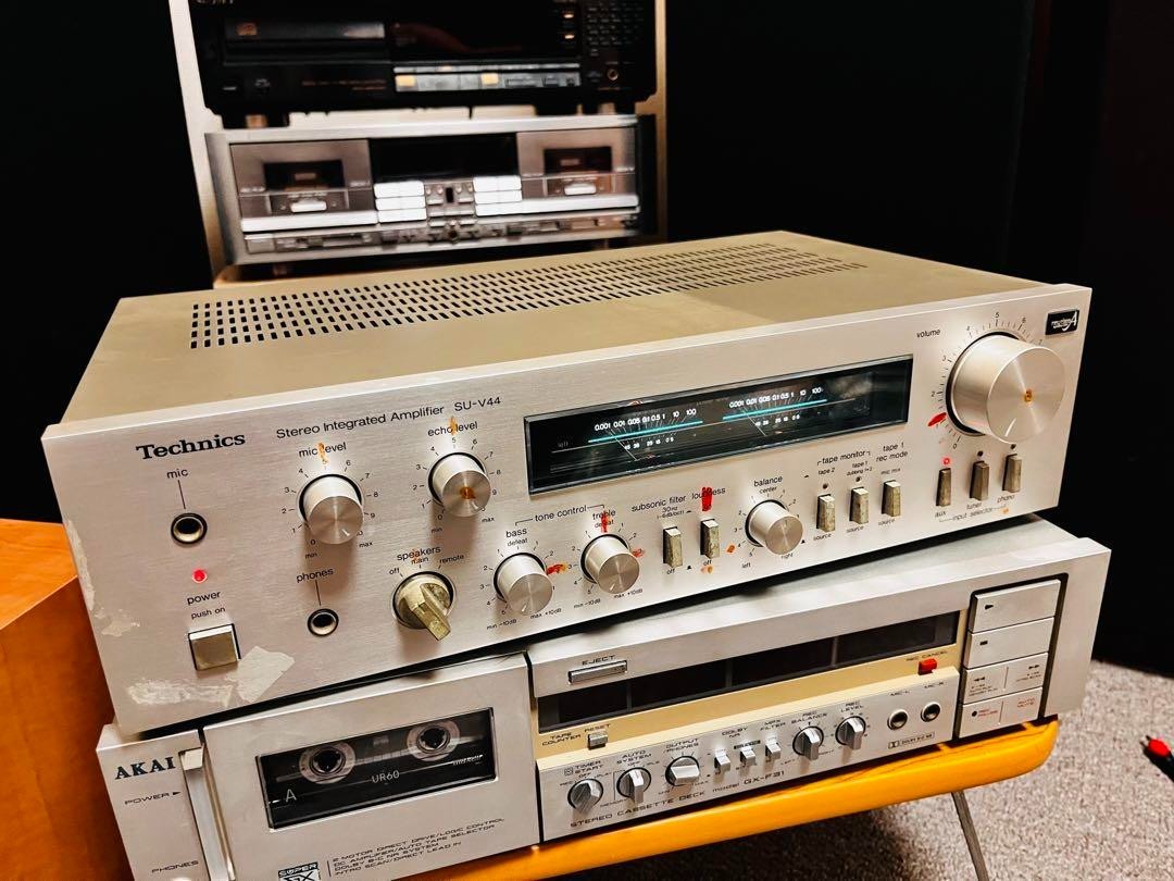 Technics SU-V44 プリアンプ シルバー Technics SU-V44 Vintage Amplifier Confirmed Operation Used