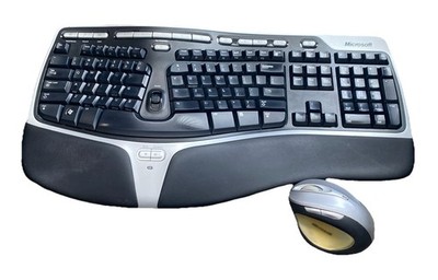 Microsoft Natural Ergonomic Desktop 7000 Wireless Keyboard & Mouse~ No Dongle.