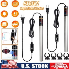 500W LCD Digital Aquarium Heater Submersible Fish Tank Thermostat Anti Explosion